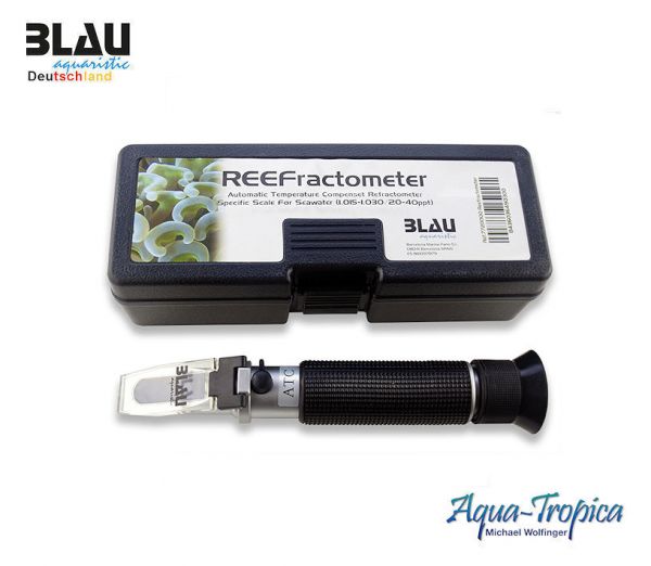 BLAU aquaristic Reefractometer - Bestimmung des Salzgehalt Refraktometer