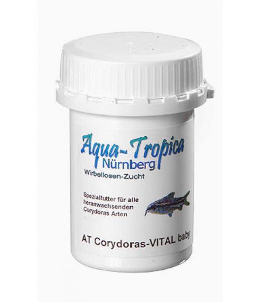 Aqua-Tropica Corydoras-VITAL Baby 40g - Spezial Aufzuchtfutter für Panzerwelse