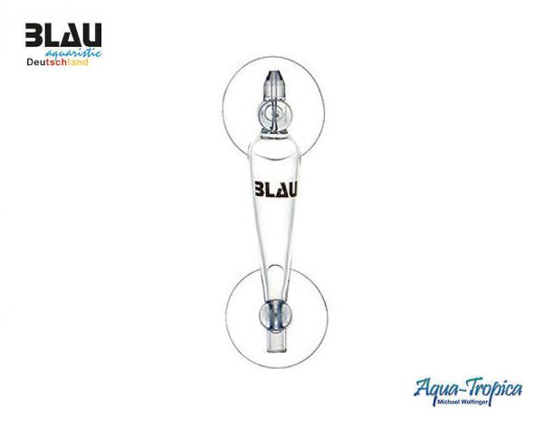 BLAU aquaristic CO²-Doppel Blasenzähler - Glas