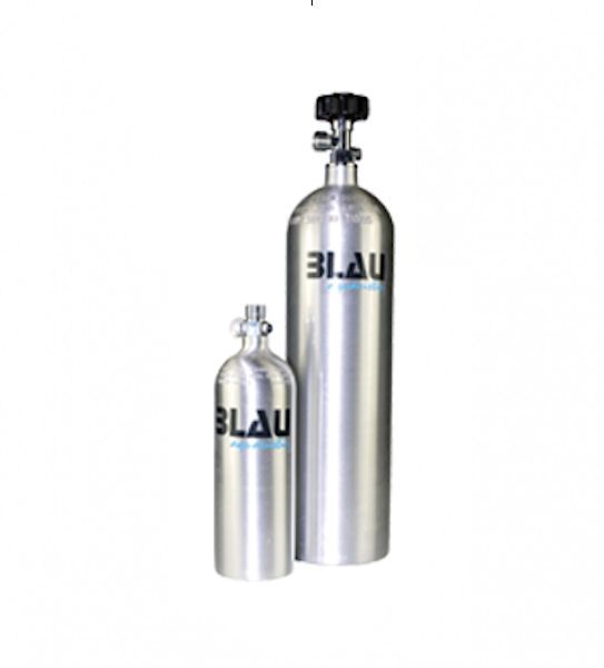 CO² Alluminium Mehrweg-Vorratsflasche 1 Liter