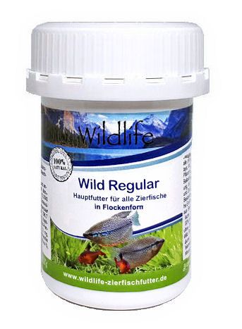 WILDLIFE Wild Regular 10g (75 ml) oder 25g (250ml) - Natürliches Hauptfutter für alle Zierfische