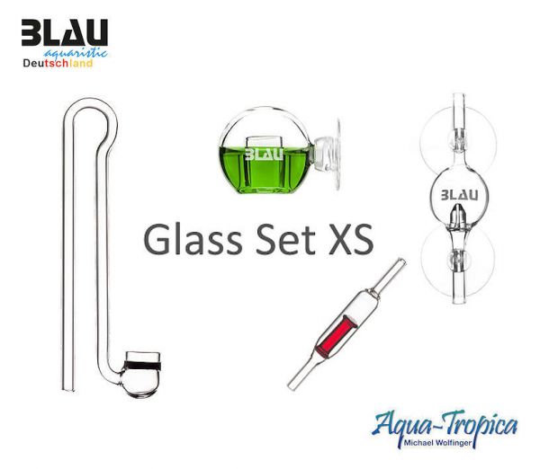 Blau aquaristic CO2 Glas-Set XS